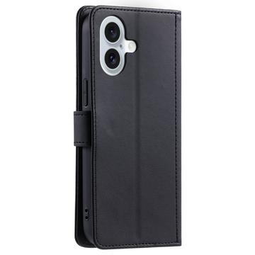 iPhone 17 Luksus Vatteret Pung - Sort