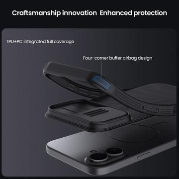 iPhone 17 Nillkin CamShield Pro Hybrid Cover - Blå
