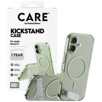 iPhone 17 PanzerGlass Care Kickstand Cover - MagSafe-kompatibel - Gennemsigtig