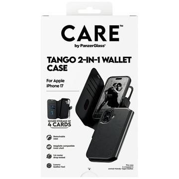 iPhone 17 PanzerGlass Care Tango 2-i-1 pungetui - MagSafe-kompatibel - Sort