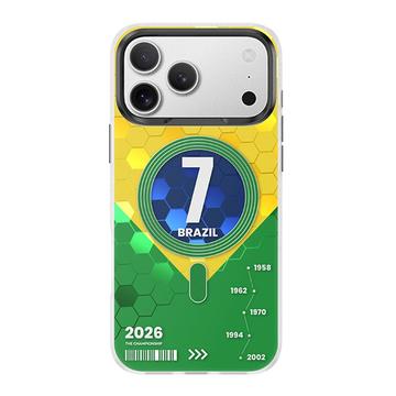 iPhone 17 Pro Benks D3 MagSafe Fodbold TPU Cover - Brasilien