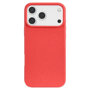 iPhone 17 Pro Biologisk Nedbrydeligt Cover - Rød