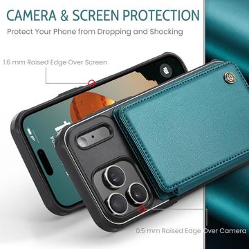 iPhone 17 Pro Caseme C22-etui RFID-kortpung - grøn