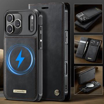 iPhone 17 Pro Caseme C49 2-i-1 aftagelig pungetui - MagSafe-kompatibel, RFID - Sort