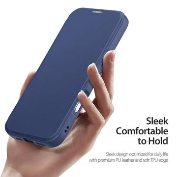 iPhone 17 Pro Dux Ducis Skin X Pro Magnetisk Flip Cover - Blå