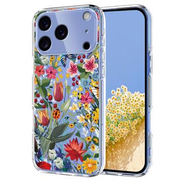 iPhone 17 Pro TPU-cover med blomstermønster - Liljer