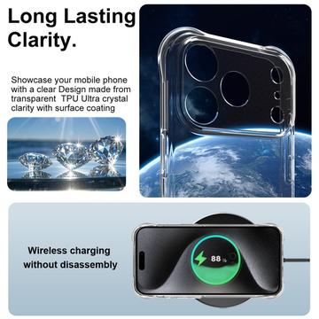 iPhone 17 Pro Imak Faldsikkert TPU Cover - Gennemsigtig