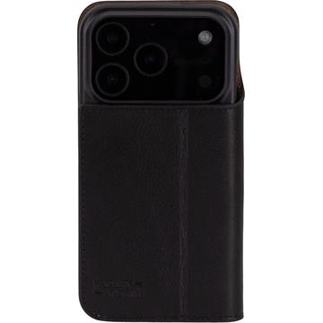 iPhone 17 Pro JT Berlin BookCase Tegel Flip Lædercover - Sort
