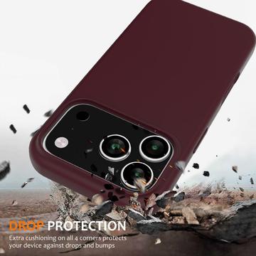 iPhone 17 Pro Liquid Silikone Cover - MagSafe Kompatibel - Vinrød