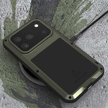 iPhone 17 Pro Love Mei Powerful Hybrid Cover - Grøn