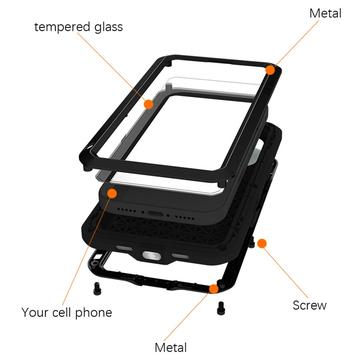 iPhone 17 Pro Love Mei Powerful Hybrid Cover - Sølv