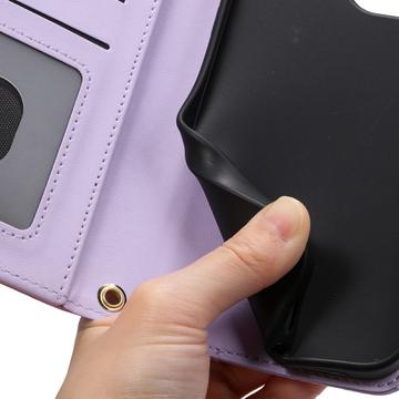 iPhone 17 Pro Luksus Vatteret Pung - Lilla