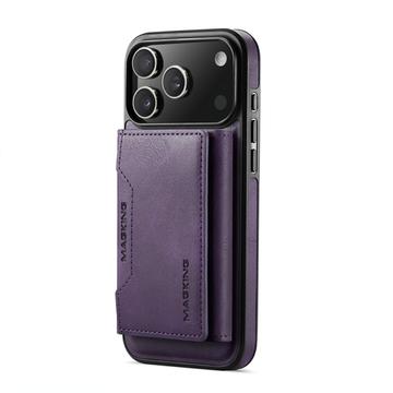 iPhone 17 Pro MagKing K2 MagSafe-etui med aftagelig tegnebog - Lilla