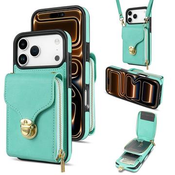 iPhone 17 Pro Max Alt-i-et cover med pung og rem - Mynte
