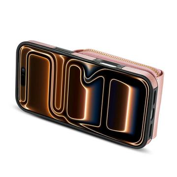 iPhone 17 Pro Max Alt-i-et cover med pung og rem - Rødguld