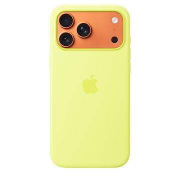 iPhone 17 Pro Max Apple Silikone Cover med MagSafe MGFM4ZM/A - Neongul