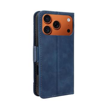 iPhone 17 Pro Max Kortholder Pung Etui - Blå