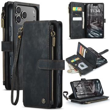 iPhone 17 Pro Max Caseme C30 Multifunktionel Pung - Sort