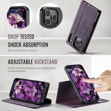 iPhone 17 Pro Max Caseme C49 2-i-1 aftagelig pungetui - MagSafe-kompatibel, RFID - Lilla