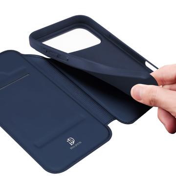 iPhone 17 Pro Max Dux Ducis Skin Pro Flip Cover - Blå