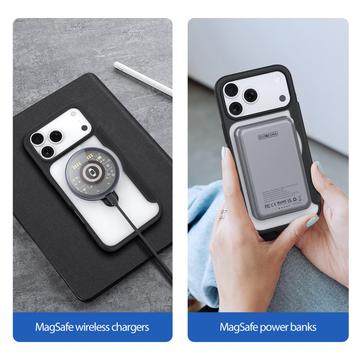 iPhone 17 Pro Max Dux Ducis Skin X Pro Magnetisk Flip Cover - Sort