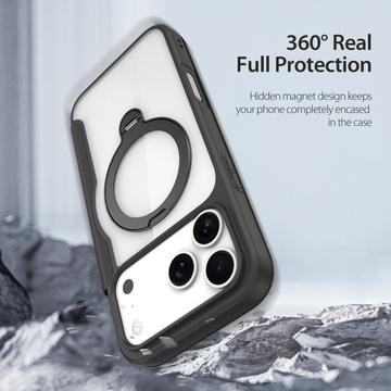 iPhone 17 Pro Max Dux Ducis Skin X Pro Magnetisk Flip Cover - Sort