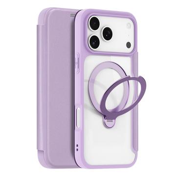iPhone 17 Pro Max Dux Ducis Skin X Pro Magnetisk Flip Cover - Lilla