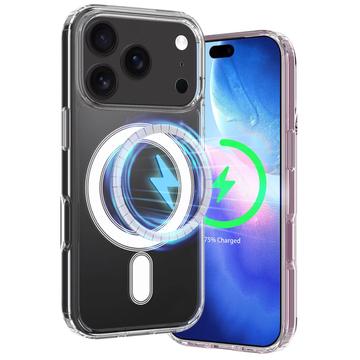 iPhone 17 Pro Max Hybrid Cover - MagSafe Kompatibel - Gennemsigtig