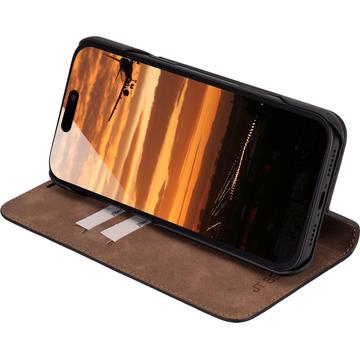 iPhone 17 Pro Max JT Berlin BookCase Tegel Flip Lædercover - Sort