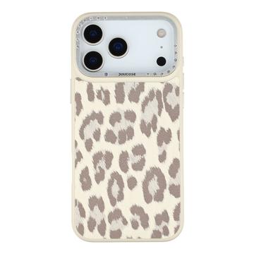 iPhone 17 Pro Max Jaucase magnetisk hybrid-cover med leopardprint - Hvid