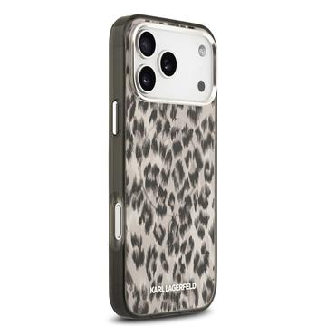 iPhone 17 Pro Max Karl Lagerfeld IML Leopard Cover - MagSafe-kompatibel - Brun