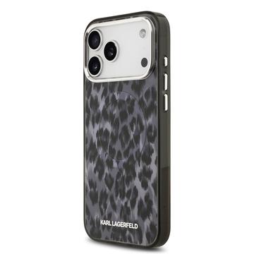 iPhone 17 Pro Max Karl Lagerfeld IML Leopard Cover - MagSafe-kompatibel - Grå