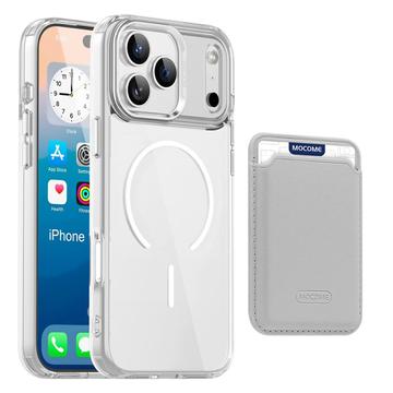 iPhone 17 Pro Max MagSafe Cover med kortholder - gennemsigtig