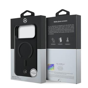 iPhone 17 Pro Max Mercedes-Benz 3D Cover - MagSafe-kompatibelt - Sort