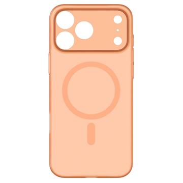 iPhone 17 Pro Max Momax CaseForm Lite MagSafe cover - gennemsigtig orange