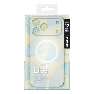 iPhone 17 Pro Max Momax CaseForm Lite MagSafe cover - gennemsigtig hvid