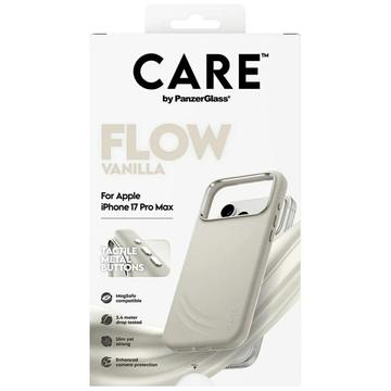 iPhone 17 Pro Max PanzerGlass Care Feature Flow Cover - MagSafe-kompatibel - Vanilje