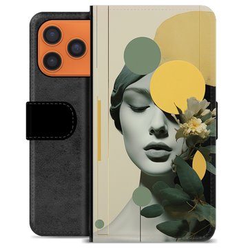 iPhone 17 Pro Max Premium Flip Cover med Pung - Vintage Stemning