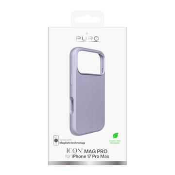 iPhone 17 Pro Max Puro Icon Mag Pro Silikone Cover - Lavendelblå