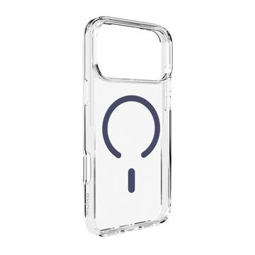 iPhone 17 Pro Max Puro Lite Mag Hybrid Cover - Krone Blå / gennemsigtig