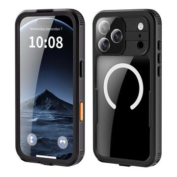 iPhone 17 Pro Max Redpepper IP68 Magnetisk Vandtæt Cover - Sort