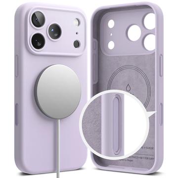 iPhone 17 Pro Max Ringke Liquid Silicone MagSafe Cover - Lyselilla