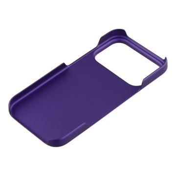 iPhone 17 Pro Max Gummibelagt Plastik Cover - Lilla