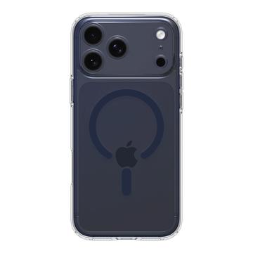 iPhone 17 Pro Max Spigen Ultra Hybrid Mag Cover - Klar / Dybblå