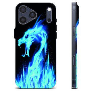iPhone 17 Pro Max TPU Cover - Blå Ild Drage