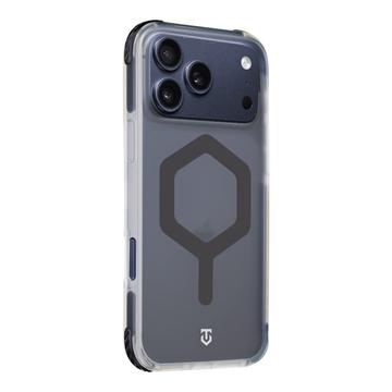 iPhone 17 Pro Max Tactical MagForce Hexagon Cover - MagSafe-kompatibel - sort / gennemsigtig