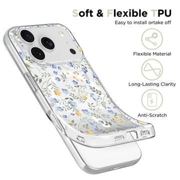 iPhone 17 Pro Max Tech-Protect FlexAir MagSafe TPU Cover - Forårsblomster