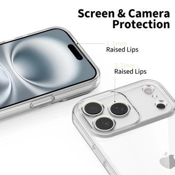 iPhone 17 Pro Max Tech-Protect FlexAir TPU Cover - Gennemsigtig