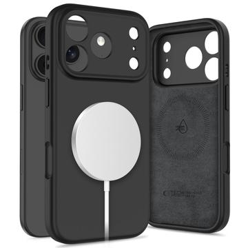 iPhone 17 Pro Max Tech-Protect flydende silikone cover - MagSafe-kompatibel - Sort