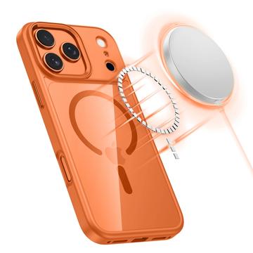 iPhone 17 Pro Max Tech-Protect Magmat Cover - MagSafe Kompatibel - Kosmisk Orange / Klar